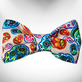 Day of the Dead - Dog Bow Tie