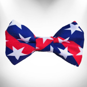 Stars & Stripes Dog Bow Tie