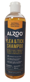 ALZOO Plant-Based Flea and Tick Repellent Shampoo for Dogs