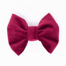 Limited Edition Velvet Mulberry Classic Dog Bow Tie (size: Standard)